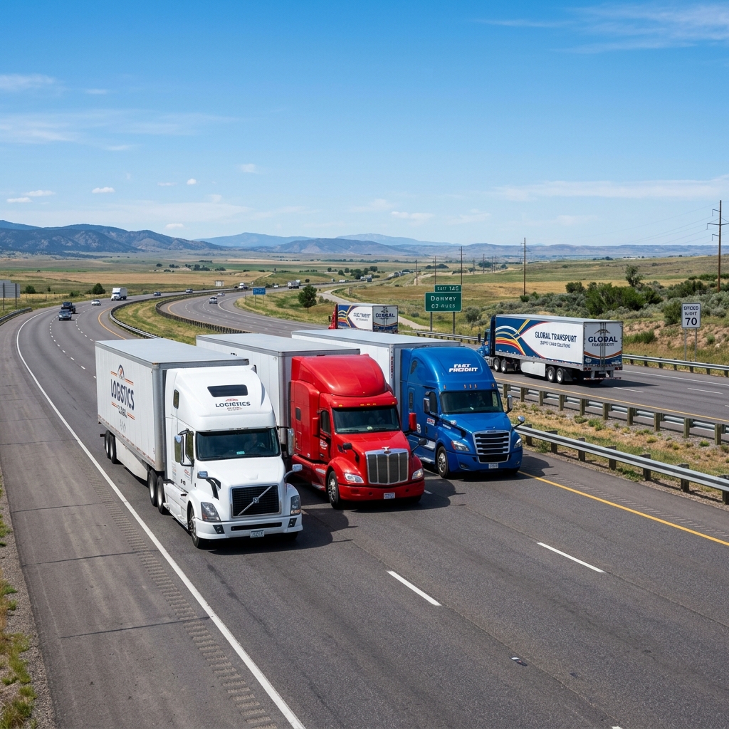 Trucks for inland transportation
